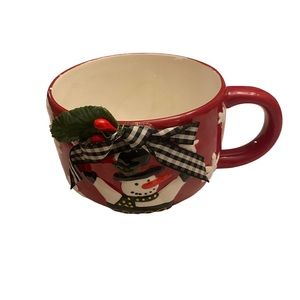 Christmas Snowman Mug 24oz.